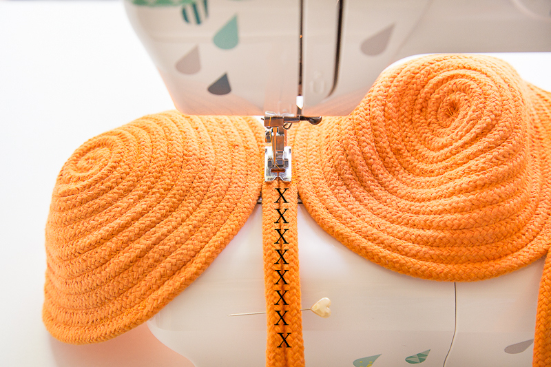 DIY Sommertasche aus einem Seil selber nähen