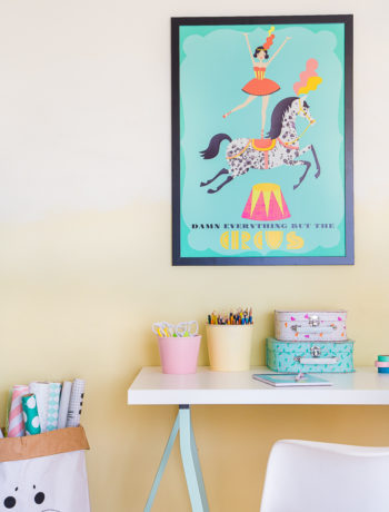 Kinderzimmergestaltung mit der neuen Trendfarbe Stilltalent im Ombre Style