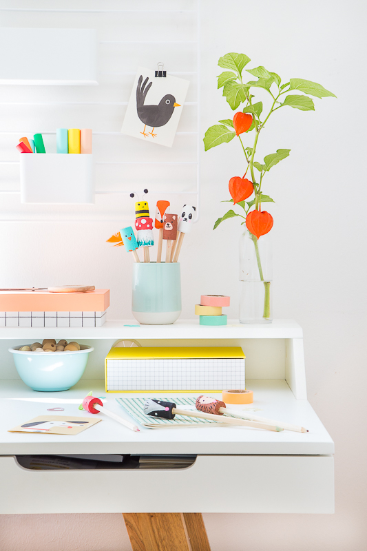 DIY Upcycling aus Korken - süße Aufsätze für Stifte