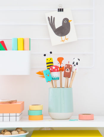 DIY Upcycling aus Korken - süße Aufsätze für Stifte