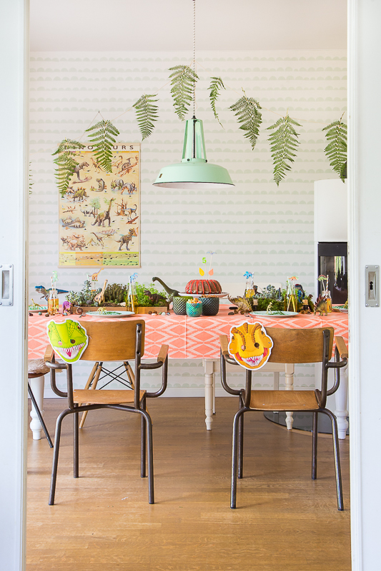 Kindergeburtstag - gigantische Dinosaurier Party Ideen