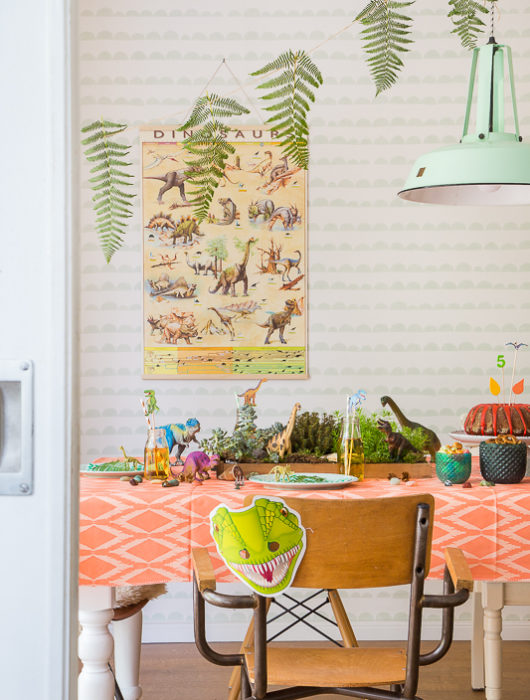 Kindergeburtstag - gigantische Dinosaurier Party Ideen