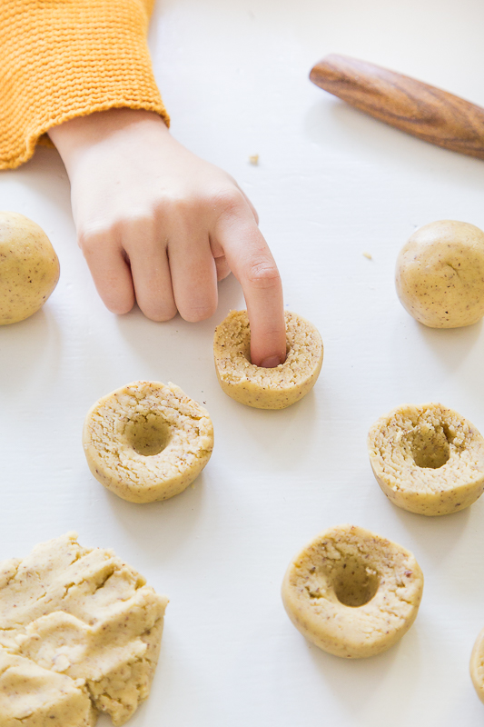 Herbstliche Pilz Kekse mit Haselnuss