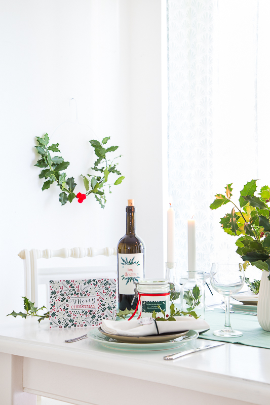 Es wird weihnachtlich - einfache DIY Ideen für die Tischdekoration