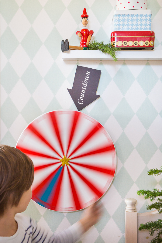 DIY Adventsuhr - Countdown bis Weihnachten