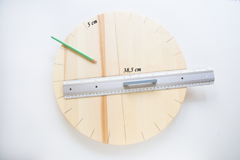 DIY Adventsuhr - Countdown bis Weihnachten