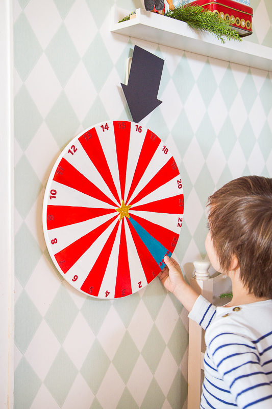 DIY Adventsuhr - Countdown bis Weihnachten