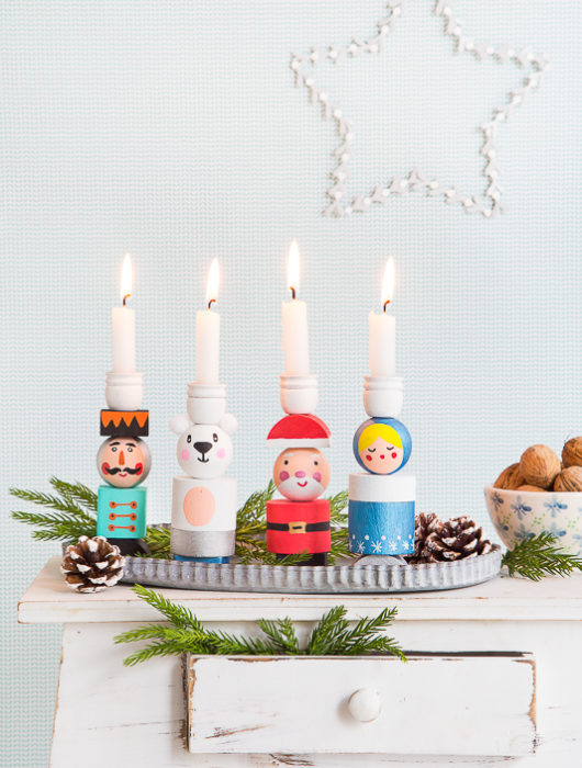 Ein ganz besonderer Adventskranz für Kinder