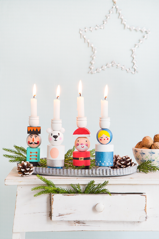 Ein ganz besonderer Adventskranz für Kinder