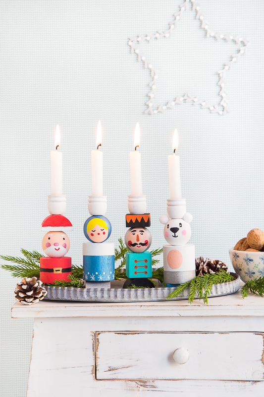 Ein ganz besonderer Adventskranz für Kinder