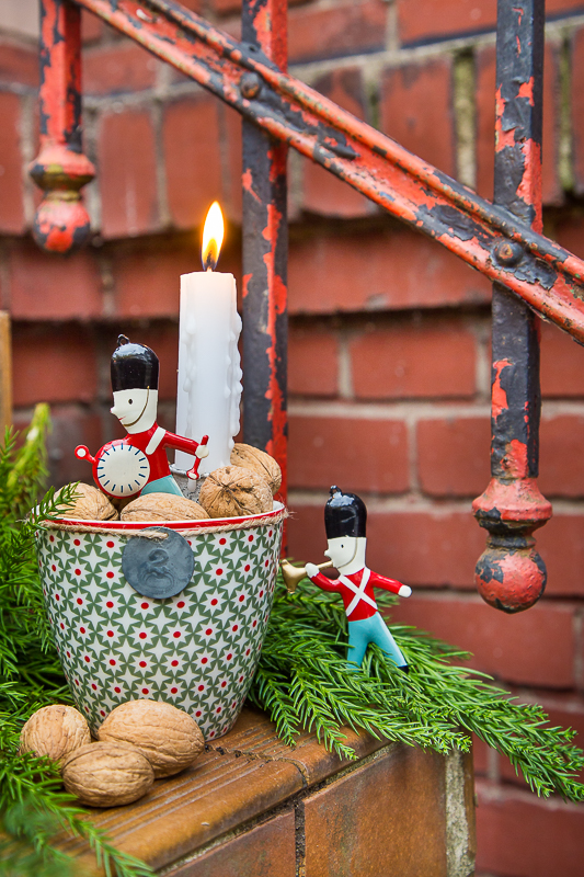 Last Minute Adventskranz als Dekoration und Geschenkidee