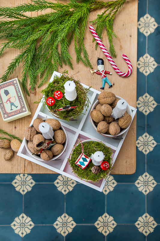 Last Minute Adventskranz als Dekoration und Geschenkidee