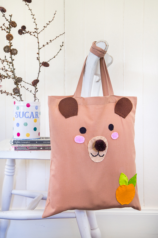 Stoffbeutel tierisch verschönern