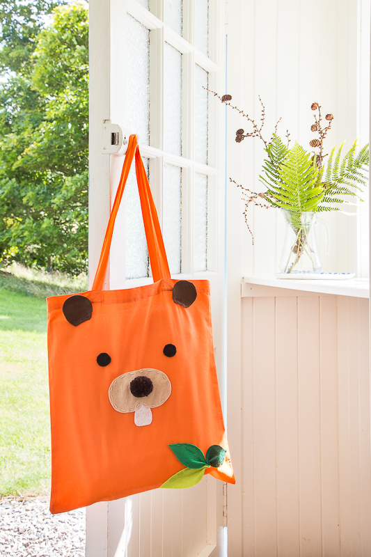 Stoffbeutel tierisch verschönern