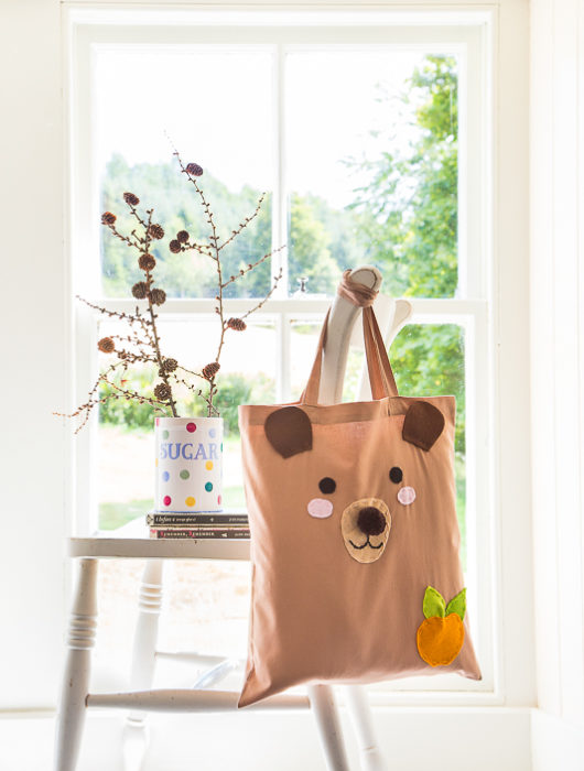 Stoffbeutel tierisch verschönern