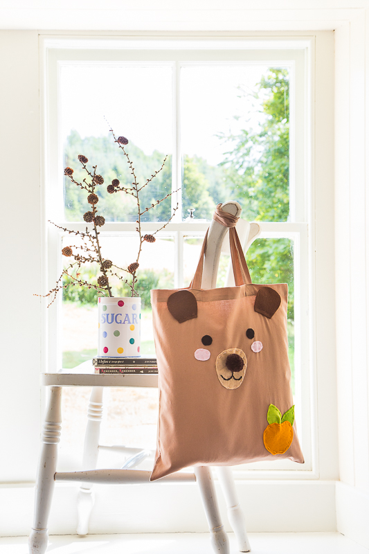 Stoffbeutel tierisch verschönern