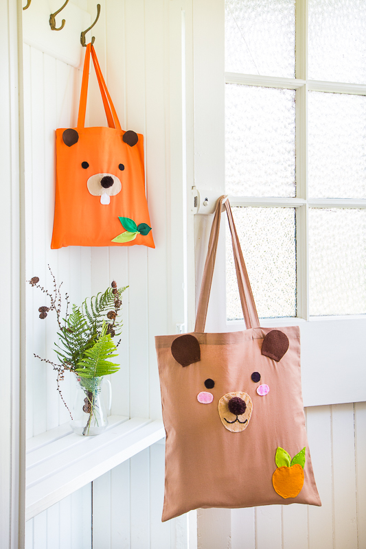 Stoffbeutel tierisch verschönern