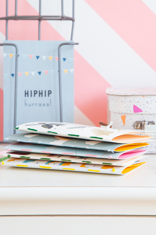 DIY Upcycling - Notizhefte aus Grußkarten