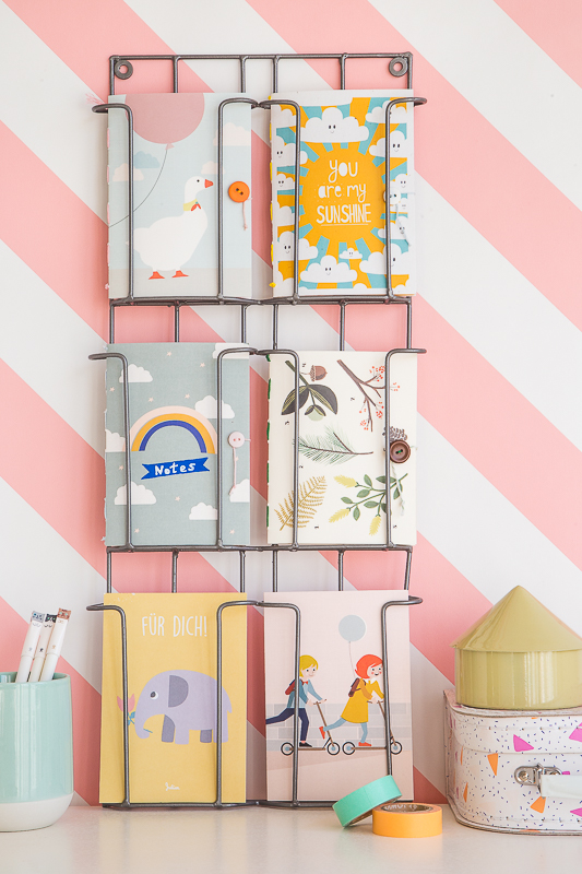 DIY Upcycling - Notizhefte aus Grußkarten