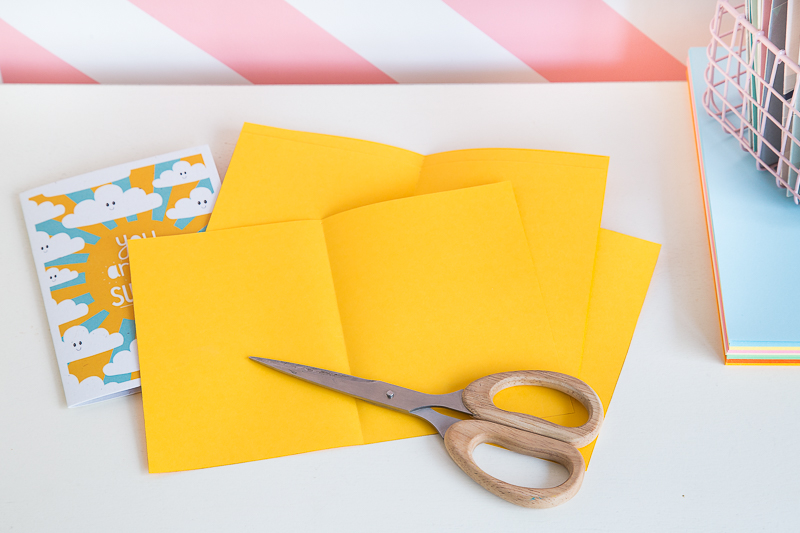 DIY Upcycling - Notizhefte aus Grußkarten