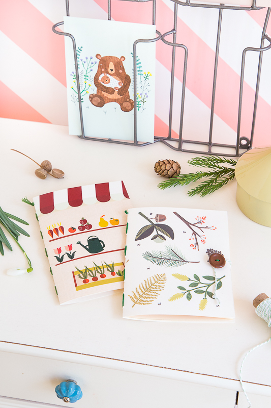 DIY Upcycling - Notizhefte aus Grußkarten