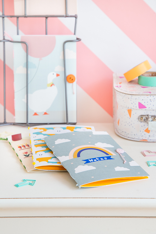 DIY Upcycling - Notizhefte aus Grußkarten