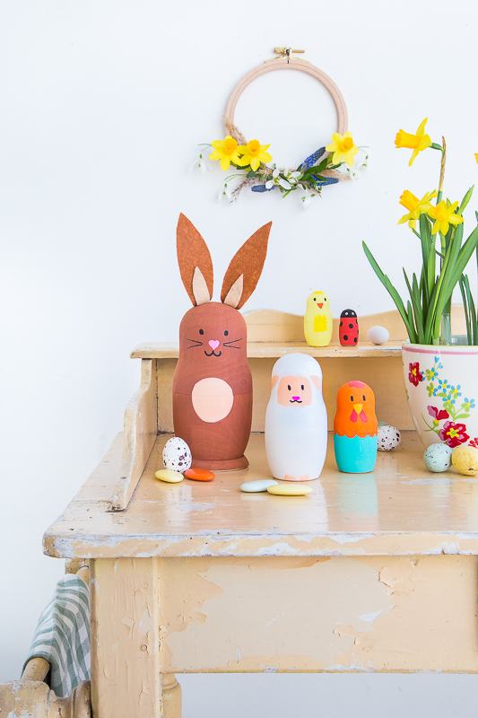 Dekoration zu Ostern - Matroschkas mal ganz anders