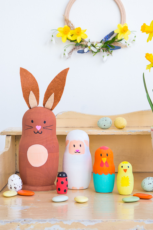 Dekoration zu Ostern - Matroschkas mal ganz anders