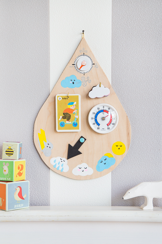 Spielzeug für Kids selber machen - eine Wetterstation