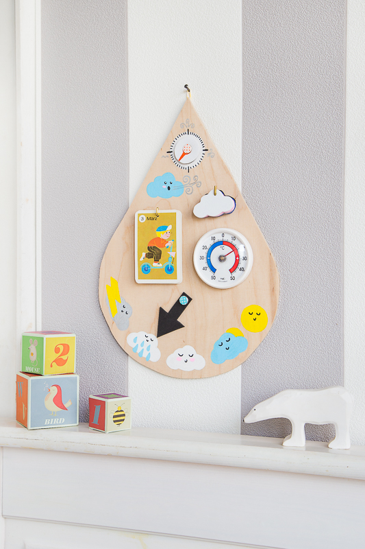 Spielzeug für Kids selber machen - eine Wetterstation