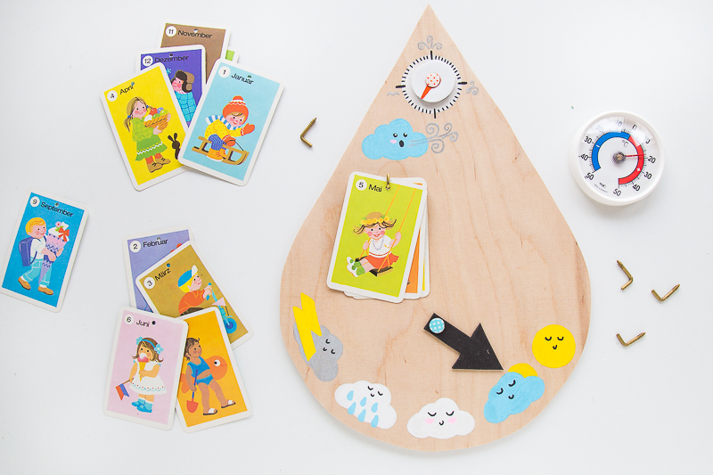 Spielzeug für Kids selber machen - eine Wetterstation