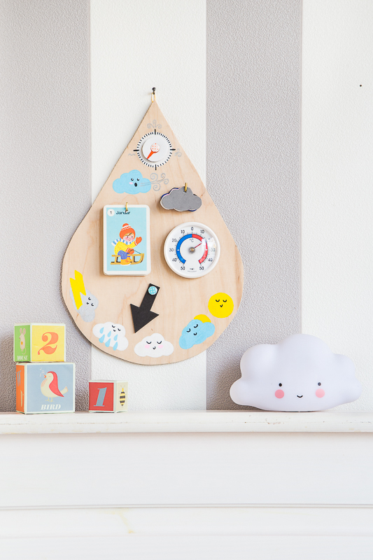 Spielzeug für Kids selber machen - eine Wetterstation