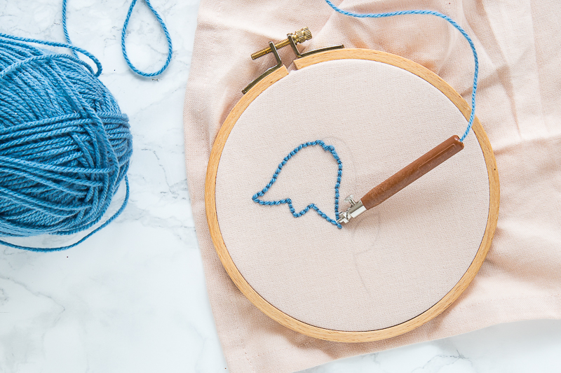 Punch Needle für Anfänger - Servietten für den Ostertisch