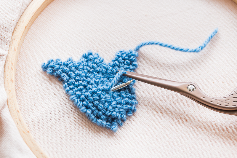 Punch Needle für Anfänger - Servietten für den Ostertisch