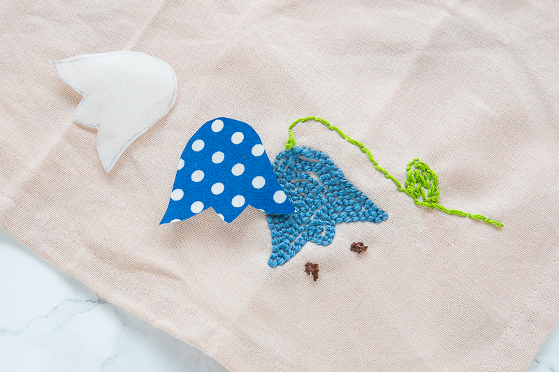 Punch Needle für Anfänger - Servietten für den Ostertisch