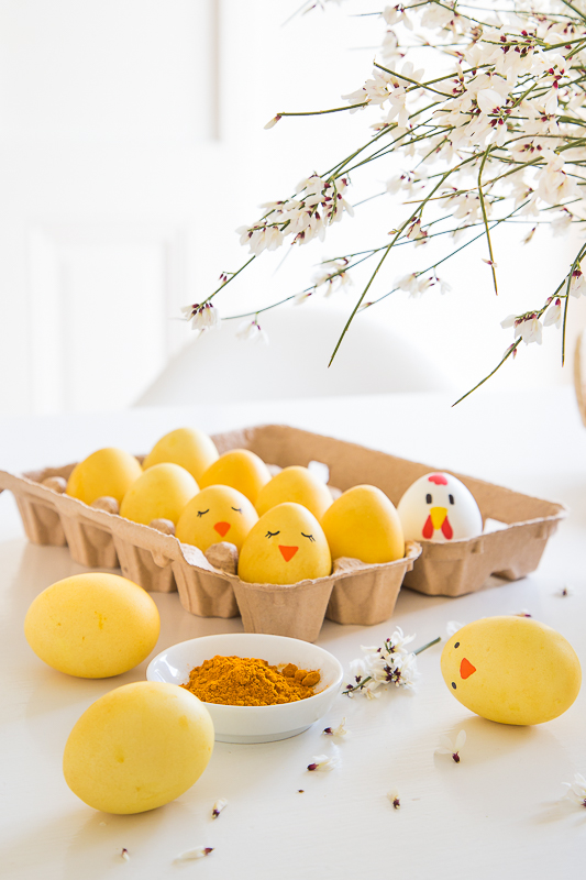 Ostereier natürlich färben und ganz einfach gestalten