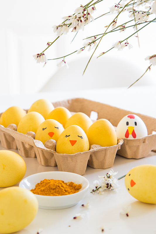 Ostereier natürlich färben und ganz einfach gestalten