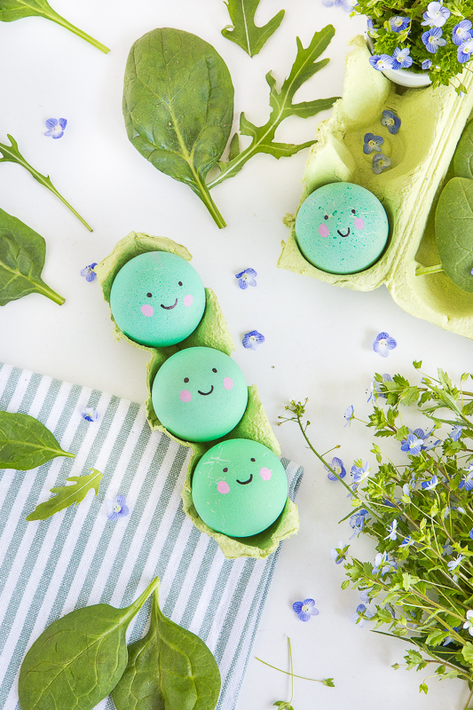 Ostereier natürlich färben und ganz einfach gestalten