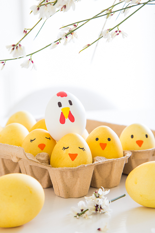 Ostereier natürlich färben und ganz einfach gestalten