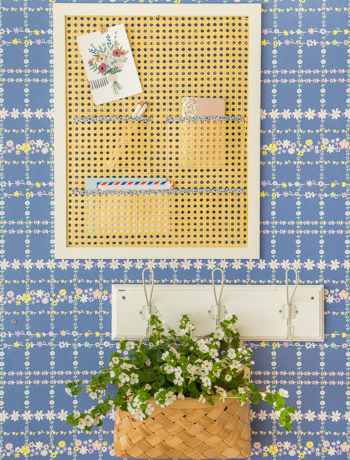 DIY Pinnwand aus Wiener Geflecht basteln