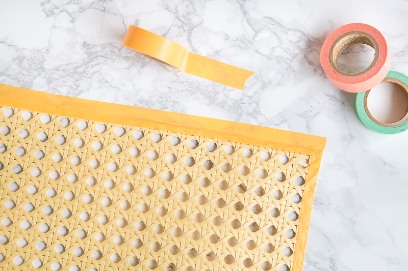 DIY Pinnwand aus Wiener Geflecht basteln