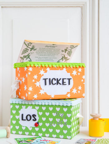 DIY - Upcycling für Kinder aus Teeschachteln