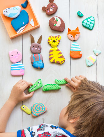 Steine bemalen - süße Spielidee für Kinder