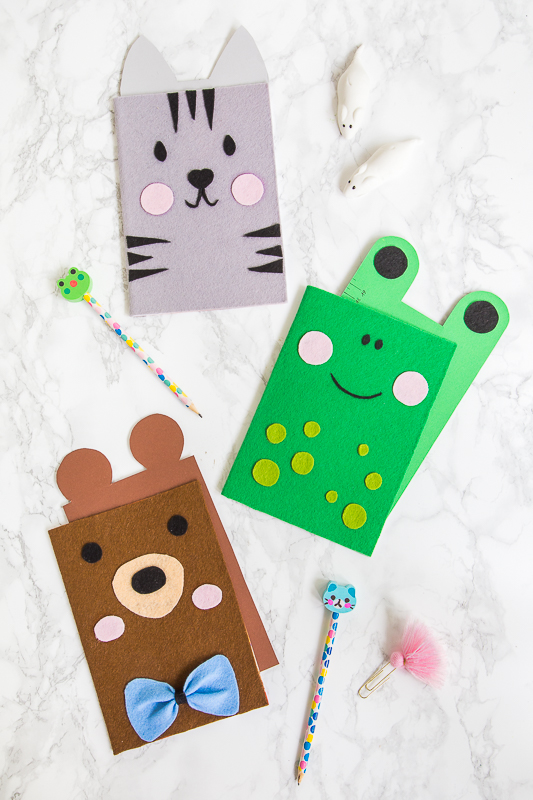 DIY Idee zum Schulstart - Schulhefte tierisch aufpimpen