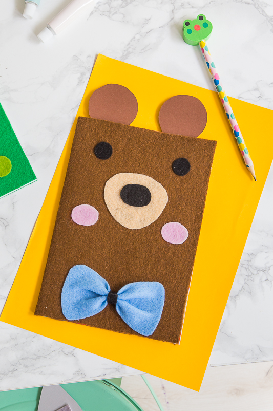 DIY Idee zum Schulstart - Schulhefte tierisch aufpimpen