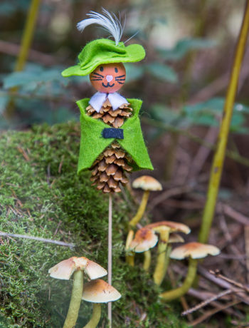 Märchenhaftes Basteln mit Tannenzapfen