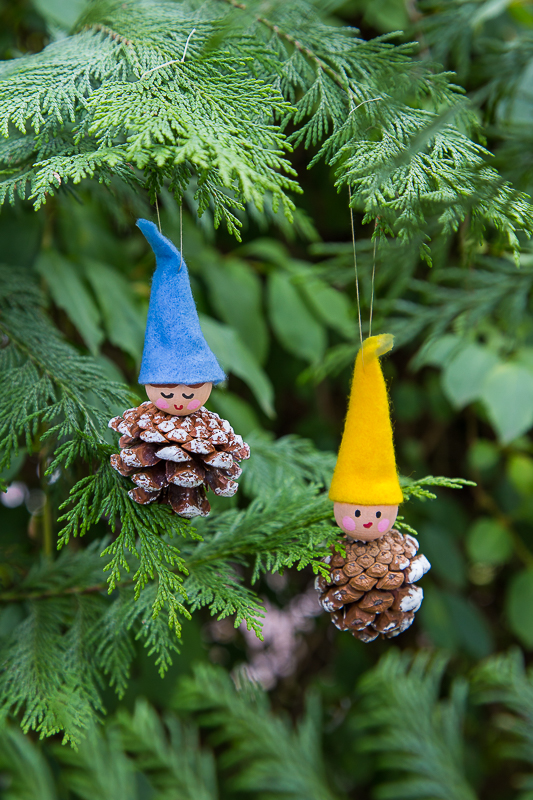 Märchenhaftes Basteln mit Tannenzapfen