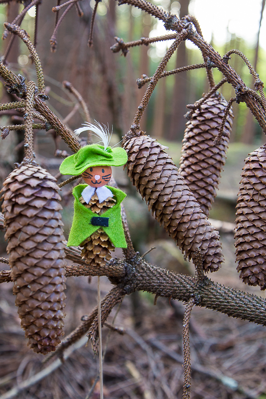 Märchenhaftes Basteln mit Tannenzapfen