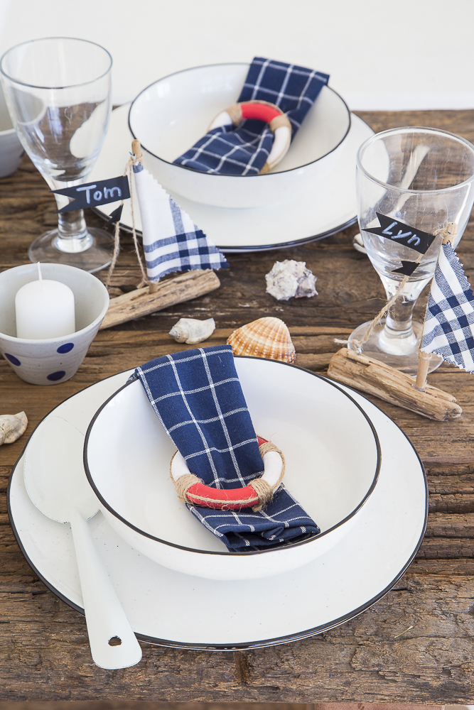 Sommer Sonne Meer - Maritime Ideen für deine Tischdeko