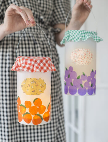 Zuckersüße Laterne zum Selberbasteln